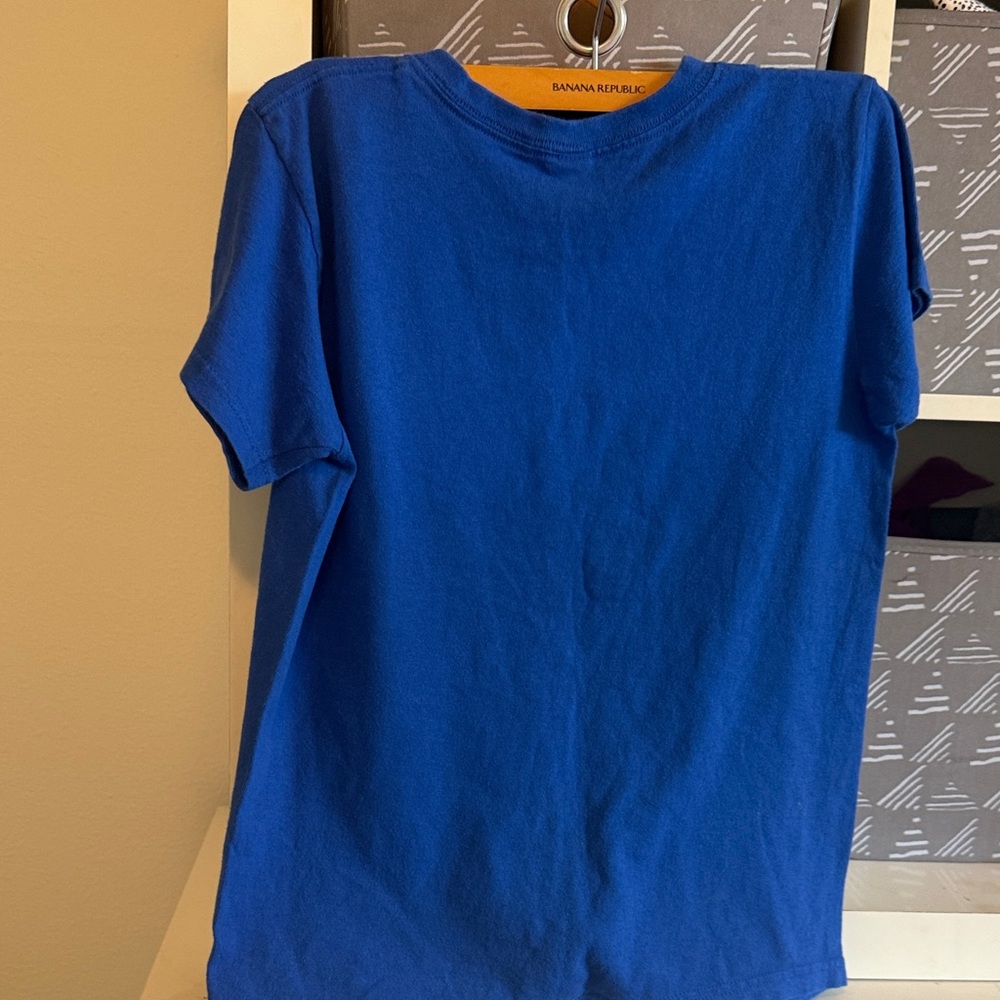 Anvil Blue Tee with Rhinestone F - Picture 8 of 8